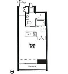 ｅｓｓａｉ（エッセ） 5階ワンルームの間取り