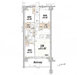 間取図画像 3LDK