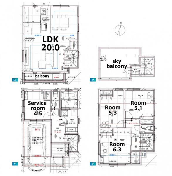 No.2 土地価格： 2930万円 プラン建物価格： 2750万円