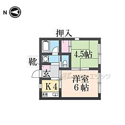 メゾンリヴ 1階2Kの間取り