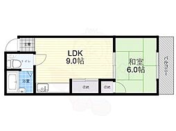 メゾンド豊南東 1LDKの間取図画像