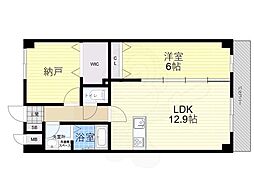 GROOVE豊中レジデンス 1SLDKの間取図画像