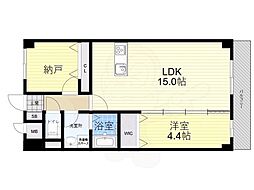 GROOVE豊中レジデンス 1SLDKの間取図画像