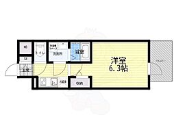 CREST TAPP 庄内 1Kの間取図画像