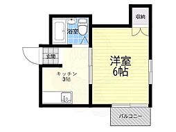 ハイツマドレ 1Kの間取図画像