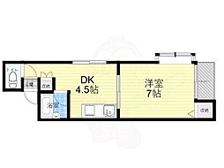 メイフェアマンション 1DKの間取図画像