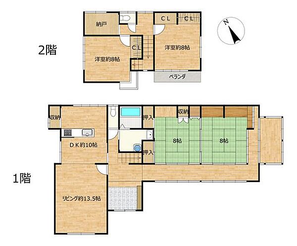 【リフォーム中】間取り図です。4SLDKになる予定です。工事の進捗によって変更になる可能性があります。