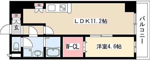 フォレシティ新栄 604｜愛知県名古屋市中区新栄１丁目(賃貸マンション1LDK・6階・40.95㎡)の写真 その2