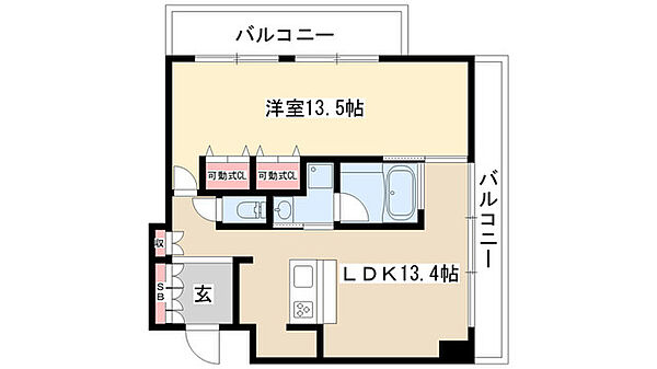 同じ建物の物件間取り写真 - ID:223032180415