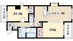 物件の間取り
