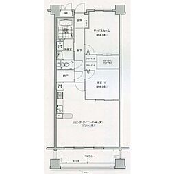 グラン・アベニュー名駅南 1SLDKの間取図画像