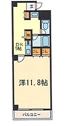 イルソーレ 1DKの間取図画像