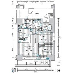 プレサンスレイズ鶴舞公園 2LDKの間取図画像