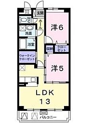 Sakuraビベンデ2 2LDKの間取図画像