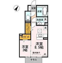 物件の間取り