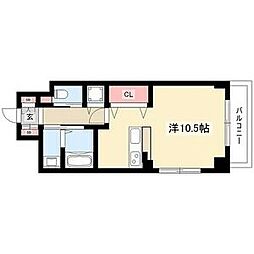 neplus ワンルームの間取図画像