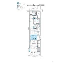 プレサンスロジェ千種内山 1LDKの間取図画像