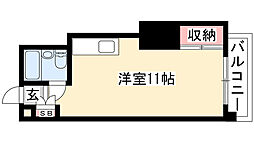 一光千種ターミナルビルトーカンマンション千種 1DKの間取図画像