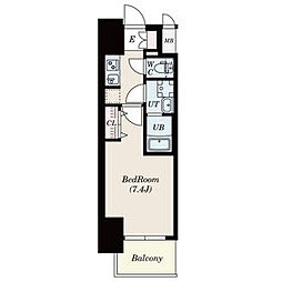 S-RESIDENCE豊国通 1Kの間取図画像