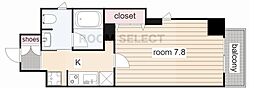 AltoRoseNagoya 1Kの間取図画像
