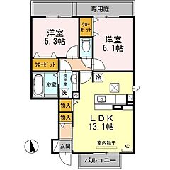 物件の間取り