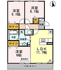 物件の間取り
