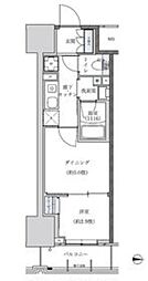 パークアクシス新栄 1DKの間取図画像