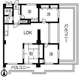 アルカディア長久手 5LDKの間取図画像