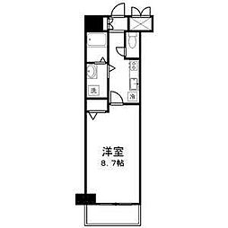 HF丸の内レジデンス 1Kの間取図画像