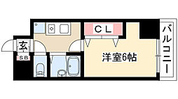 フィール大須 1Kの間取図画像