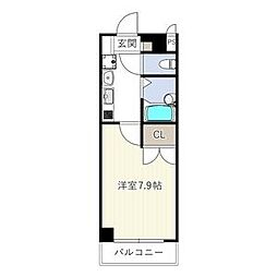 プロビデンス泉 1Kの間取図画像