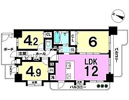 間取図画像 3LDK
