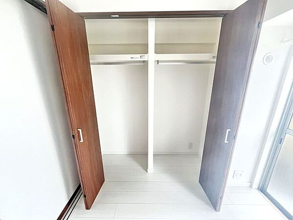 大型のクローゼットです！これだけの収納力があれば部屋もスッキリ保てますよ！