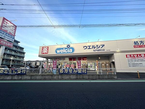 ウエルシア松戸樋野口店 370m