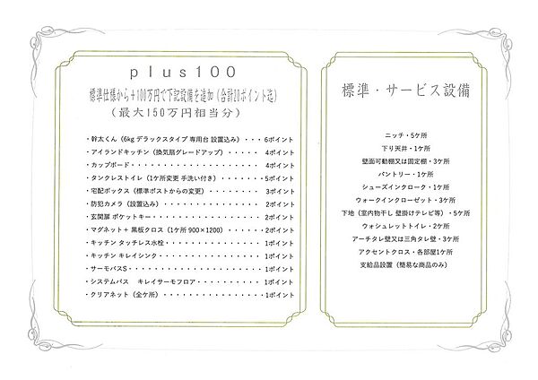 標準仕様変更からプラス100万円で合計20ポイント迄の商品を設置可能。