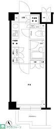 ルーブル目黒不動前 1階1Kの間取り