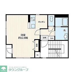 THE ROOM’S日本橋浜町 3階ワンルームの間取り