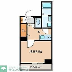 Ｖｉｌｌａｇｅ・Ｐｌａｎｃｈｅ（ビラージュ・プランシュ） 3階1Kの間取り