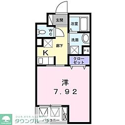 トゥーレン　コティ 3階1Kの間取り