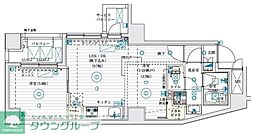 ル・リオン南大井 1階1SLDKの間取り