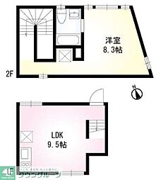EBISUFOLIOAct.3 1DKの間取図画像