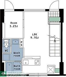 世田谷区野沢1丁目マンション 1LDKの間取図画像