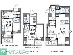 LOVIE銀座東 ワンルームの間取図画像