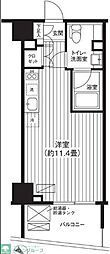 Ti-HIGASHIAZABU ワンルームの間取図画像