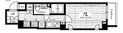 ステージファースト田園調布アジールコート 1Kの間取図画像