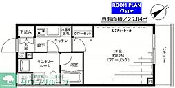グランドコンシェルジュ麻布 1Kの間取図画像