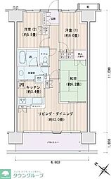 エスティメゾン豊洲レジデンスA棟 3LDKの間取図画像