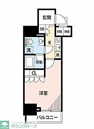 MAINSTAGE神田須田町 1Kの間取図画像