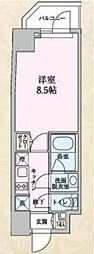S-RESIDENCE清澄白河 1Kの間取図画像