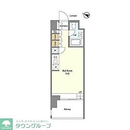 イプセ学芸大学 ワンルームの間取図画像